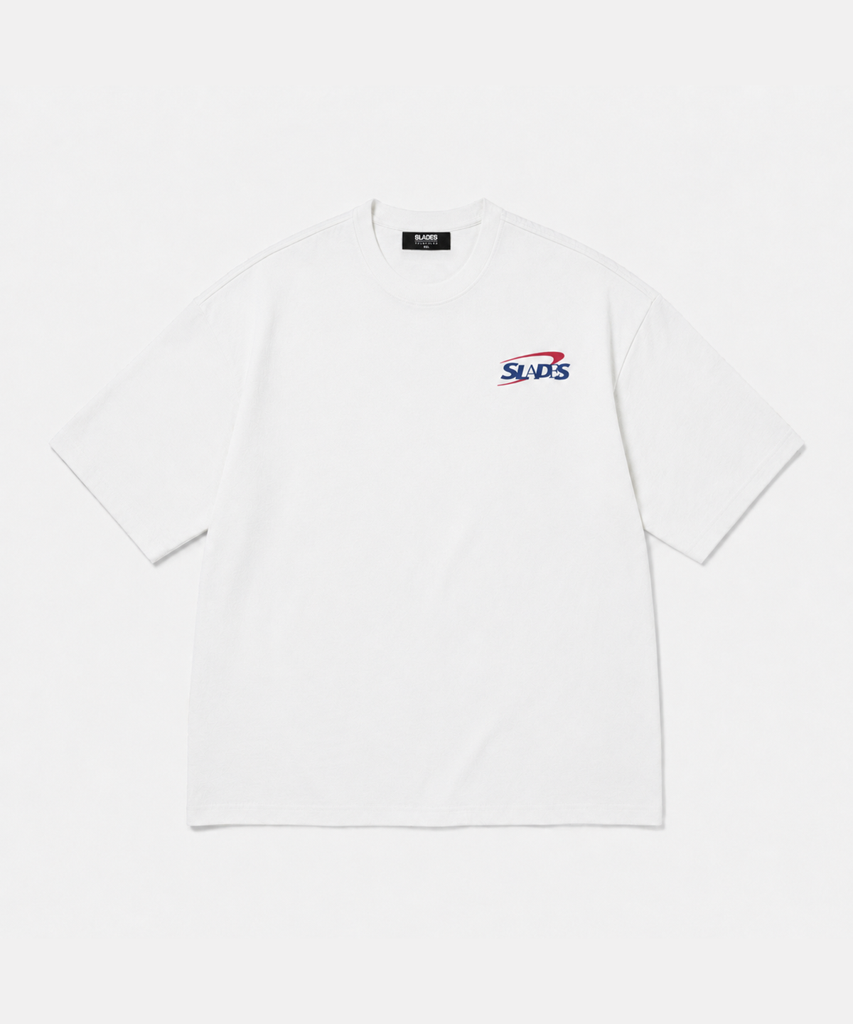 슬레이즈(SLDS) 에이팩스 사인 티셔츠 (화이트) + 8LOCK (1P)
