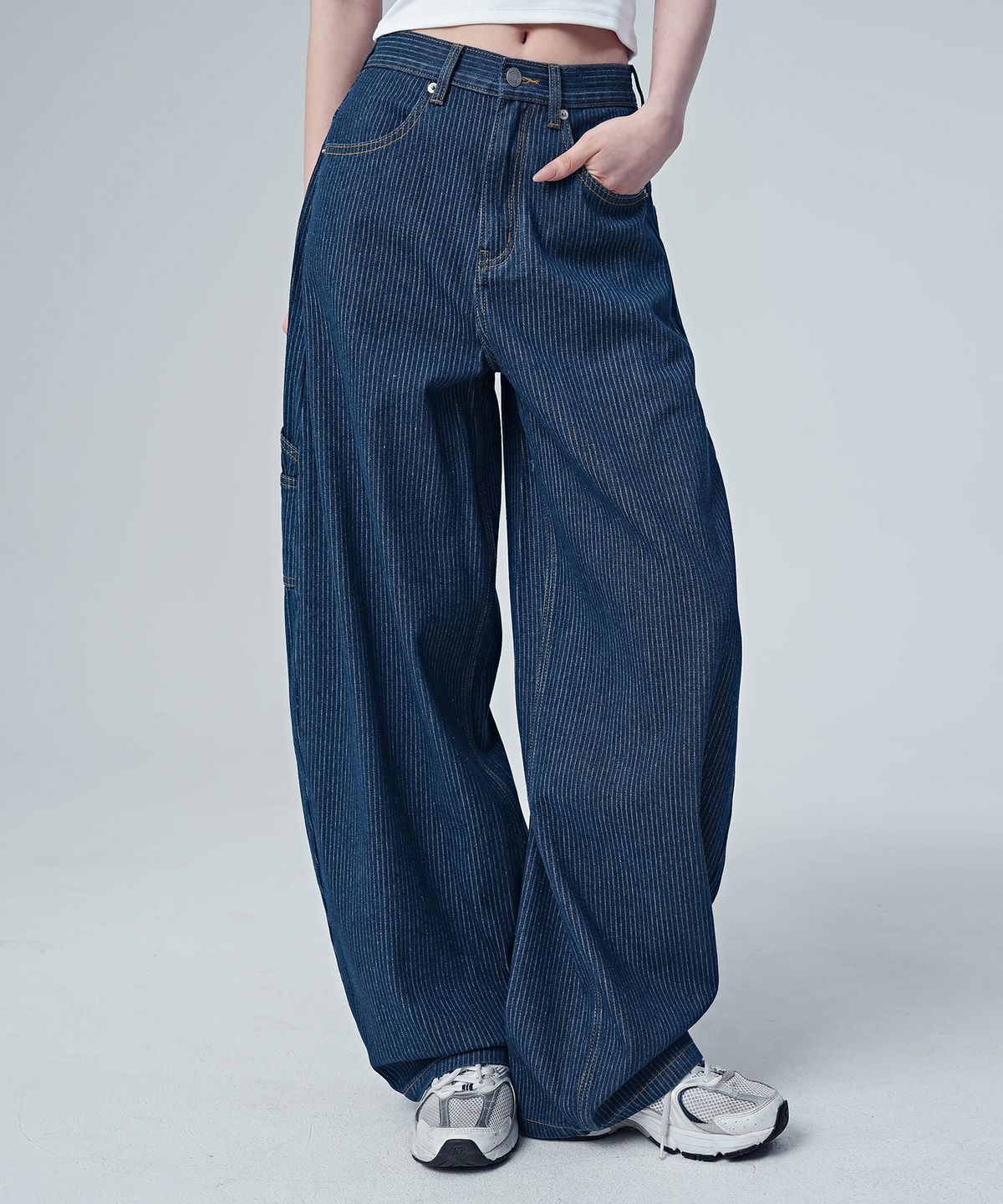 어반드레스(AVANDRESS) 멜로우 벌룬 팬츠 STRIPE_2Colors