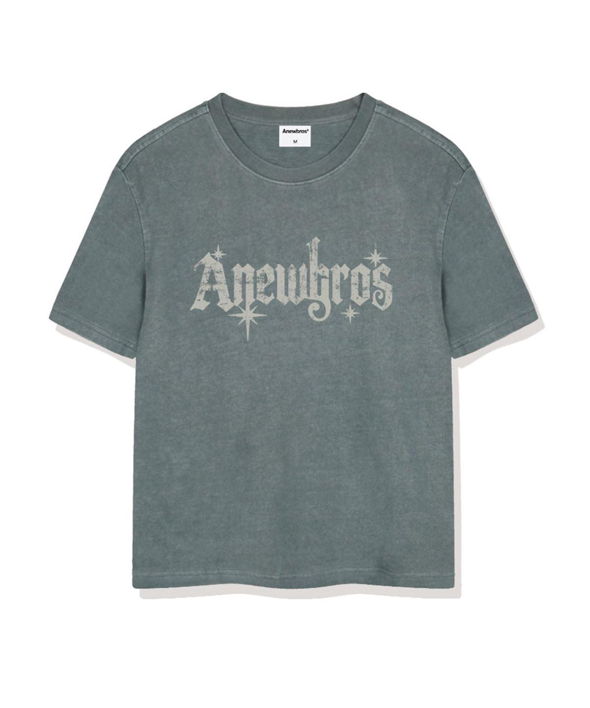 어뉴브로스(ANEWBROS) 러스티 피그먼트 다잉 반팔 티셔츠 5 Color [ANSF_1002]