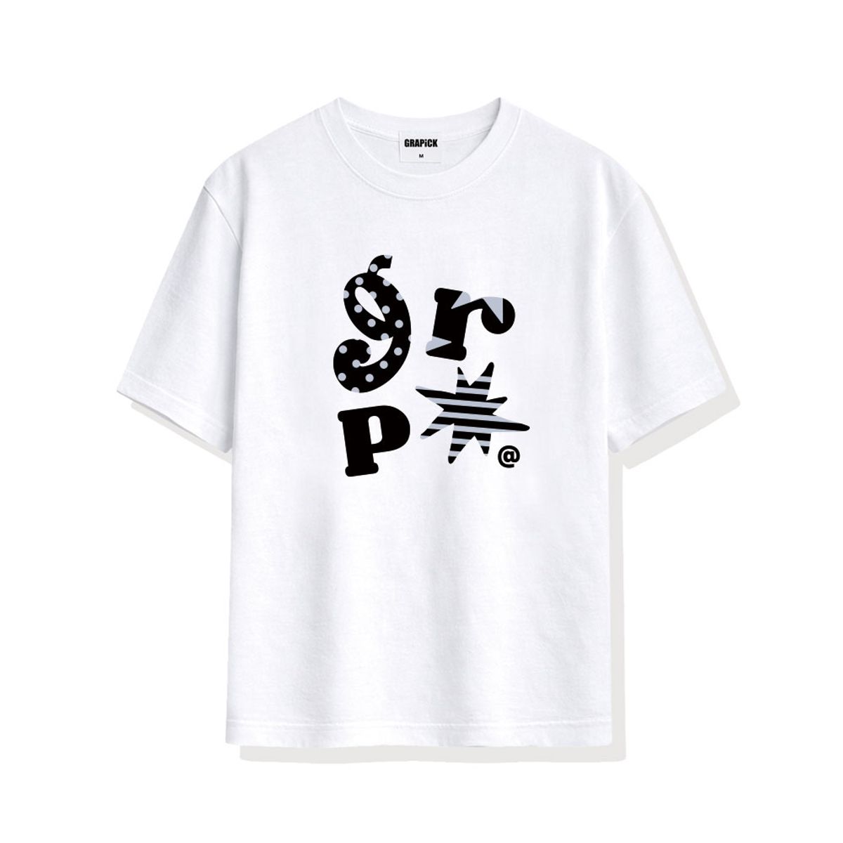 그라픽(GRAPICK) 드롭타입 오버핏 반팔티셔츠 4 Color [GRSE_2005]