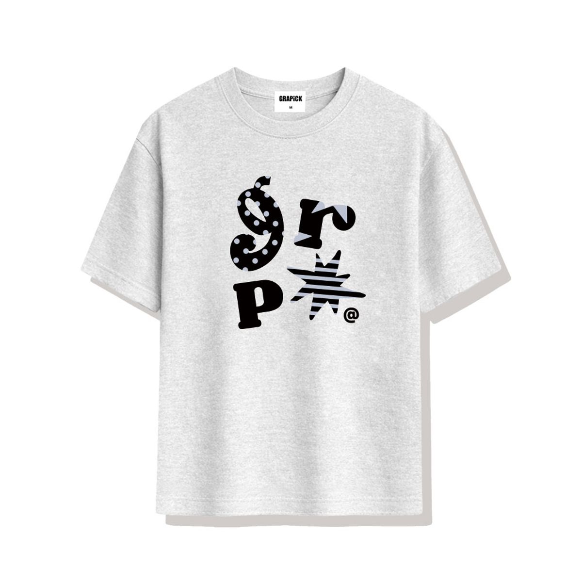 그라픽(GRAPICK) 드롭타입 오버핏 반팔티셔츠 4 Color [GRSE_2005]