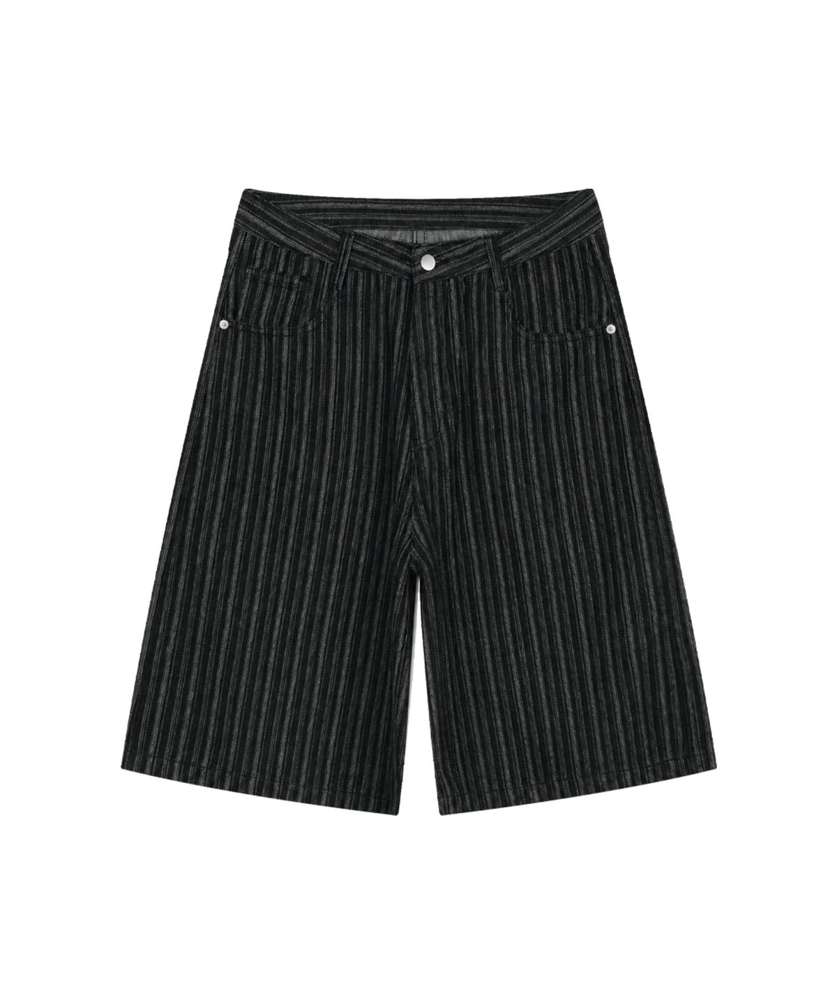 랜덤오프(RANDOMOFF) BTB : BERMUDA STRIPE SHORTS