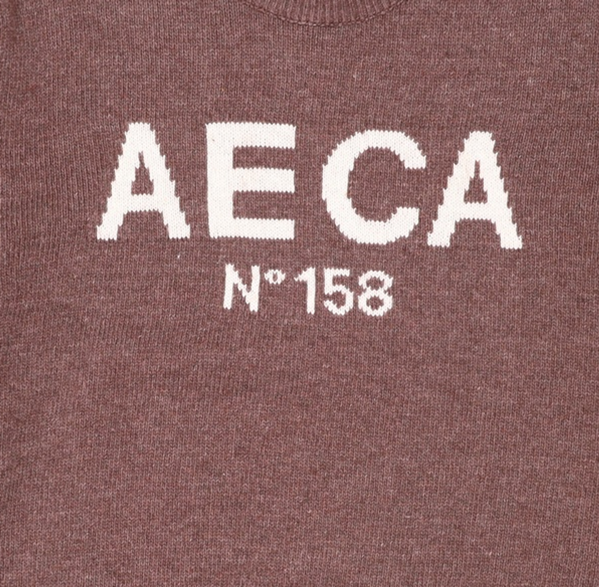 에이카화이트(AECA) AECA BIG LOGO WOOL KNIT [7color] L