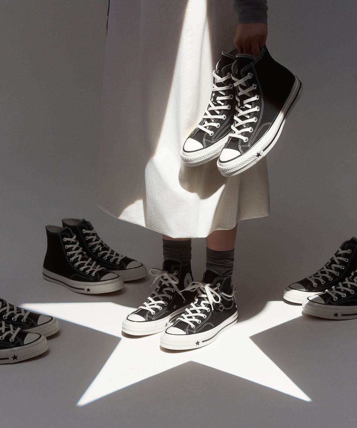 컨버스(CONVERSE) 척 70 X 블랙 A24225C