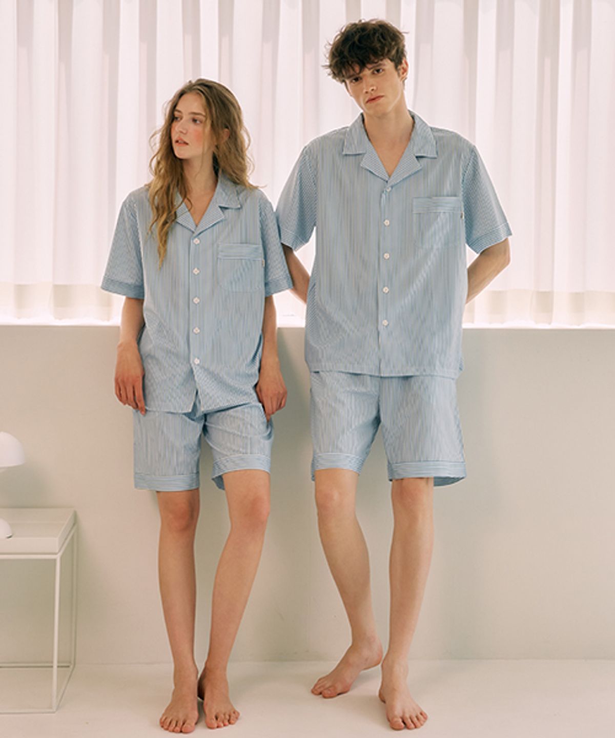 세이드(CEID) [2PACK] [uni] 클래식 레유르 반팔 파자마 셋업