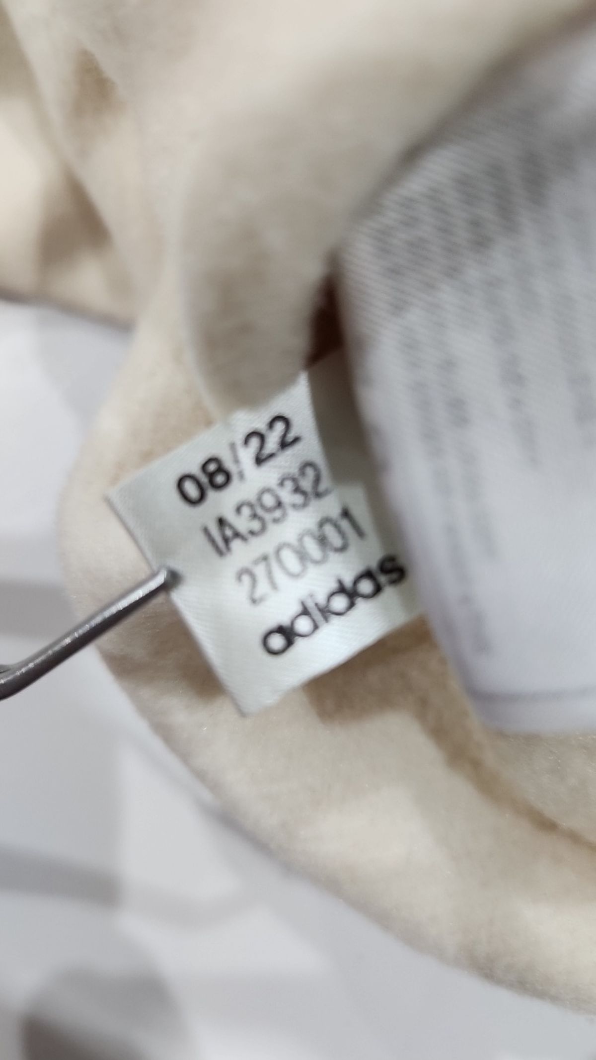 아디다스(ADIDAS) 스키 시크 스웨트셔츠 - 아이보리:레드 / IA3932 XXS