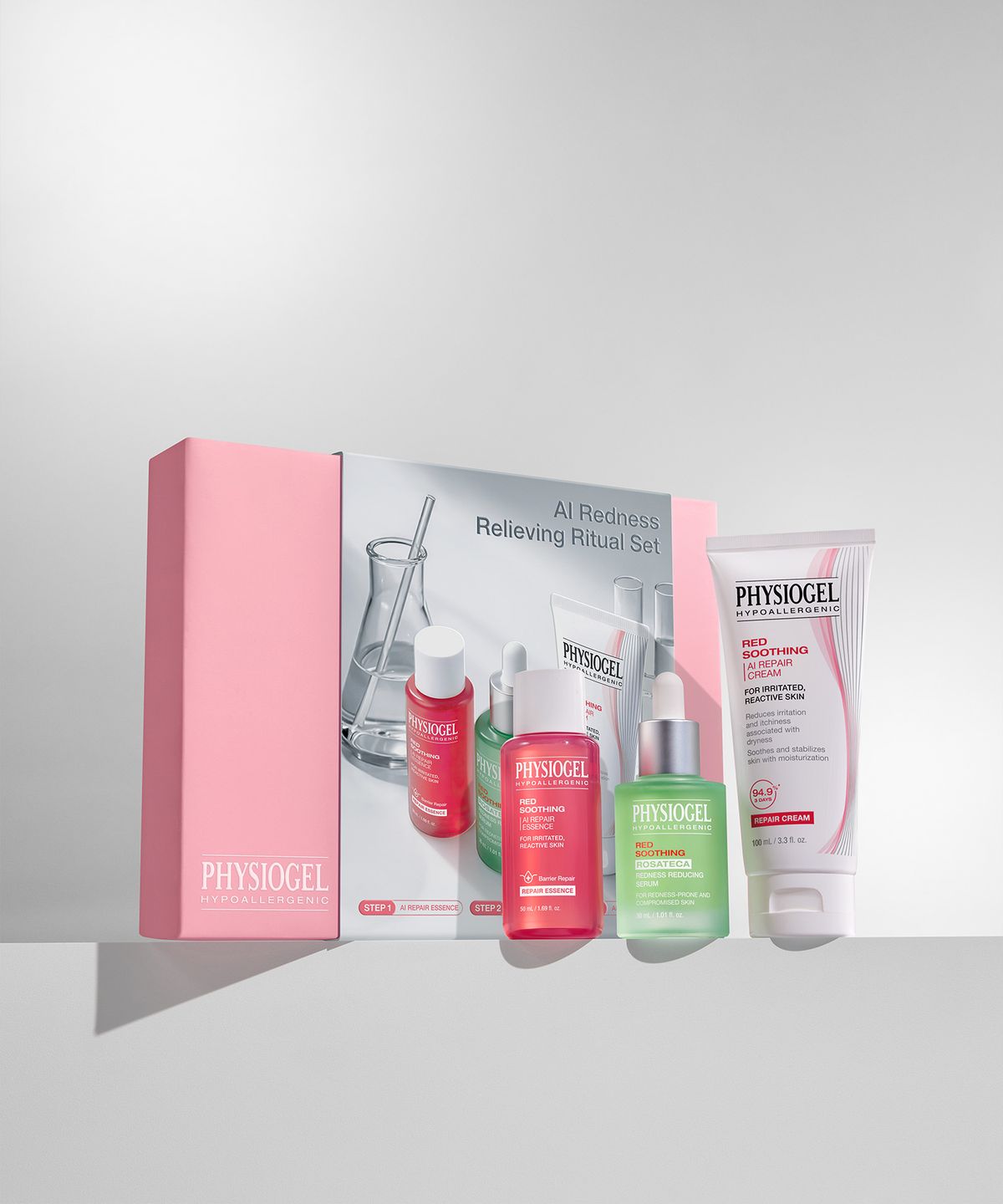 피지오겔(PHYSIOGEL) AI 붉은기 케어 루틴 세트