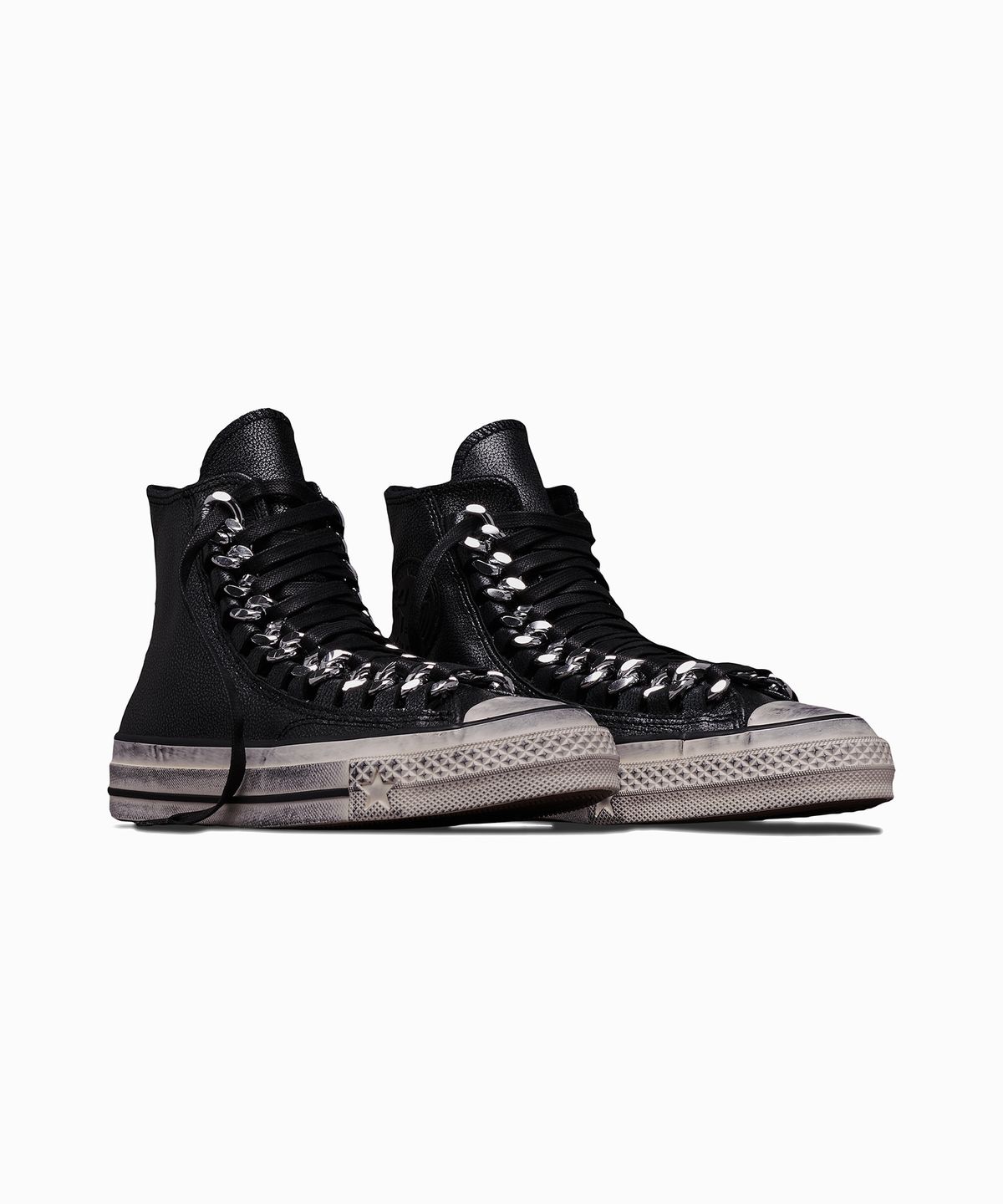 컨버스(CONVERSE) 척 70 X 레더 블랙 A24240C