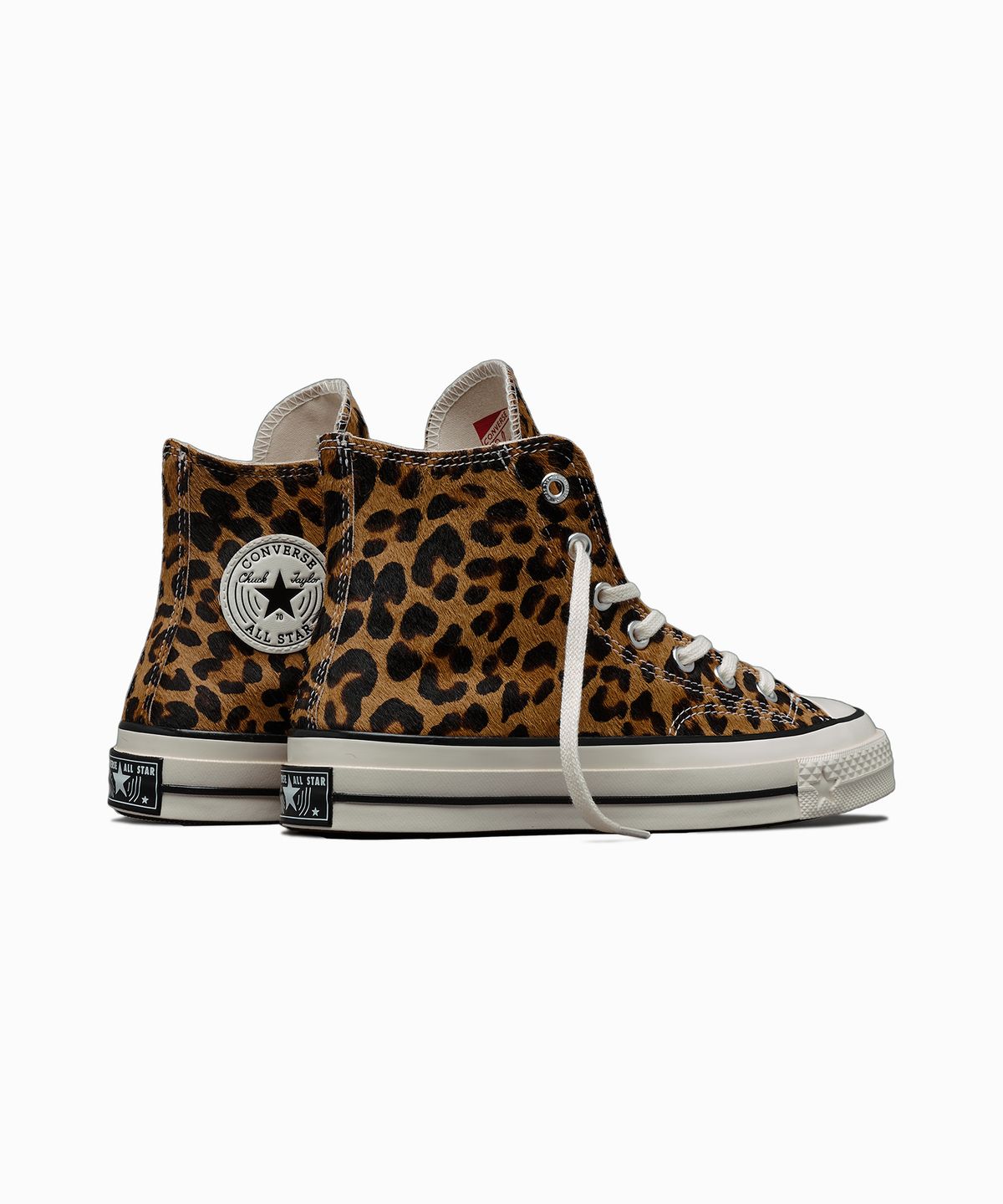 컨버스(CONVERSE) 척 70 X  레오파드 포니 헤어 블랙 A24242C