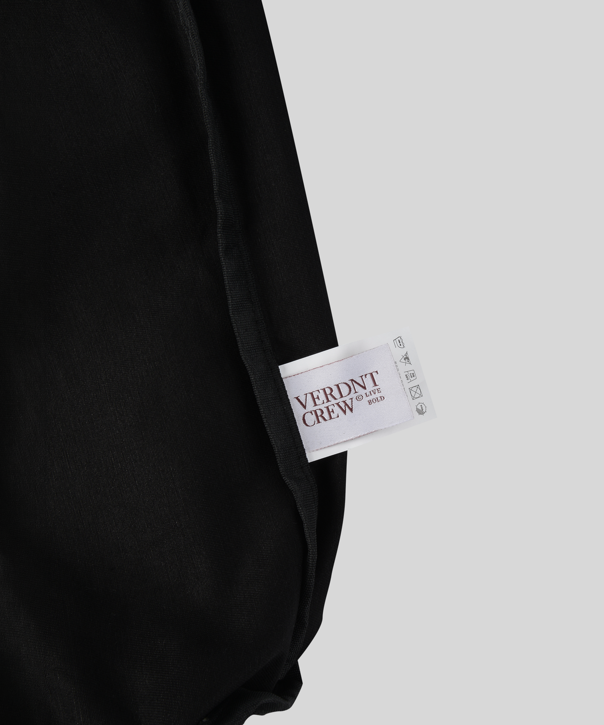 버던트(VERDNT) 로고 캔버스 에코백 [블랙]