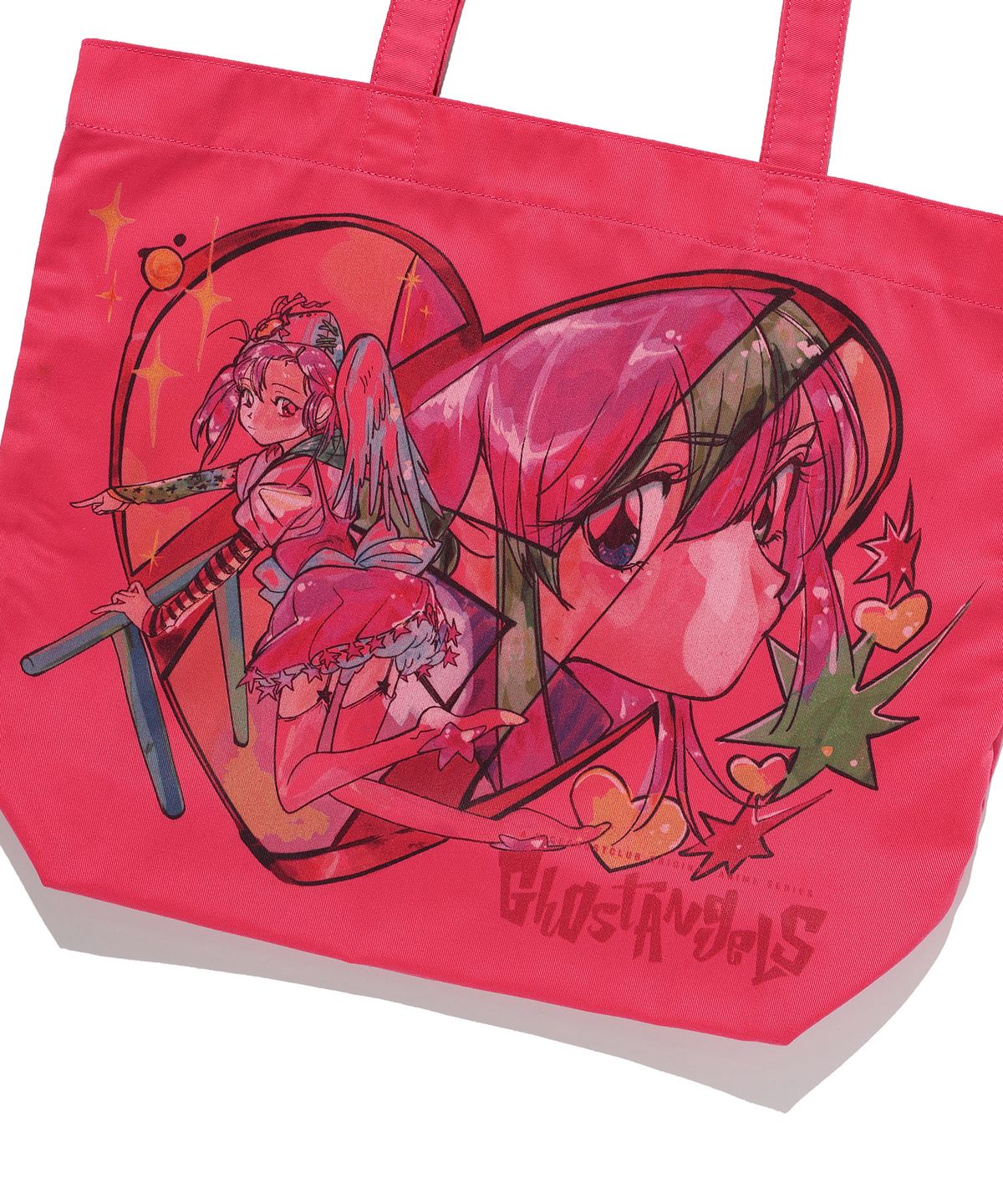 나이스고스트클럽(NICEGHOSTCLUB) GHOST ANGELS TOTE BAG_PINK(NG2GMUAB50C)
