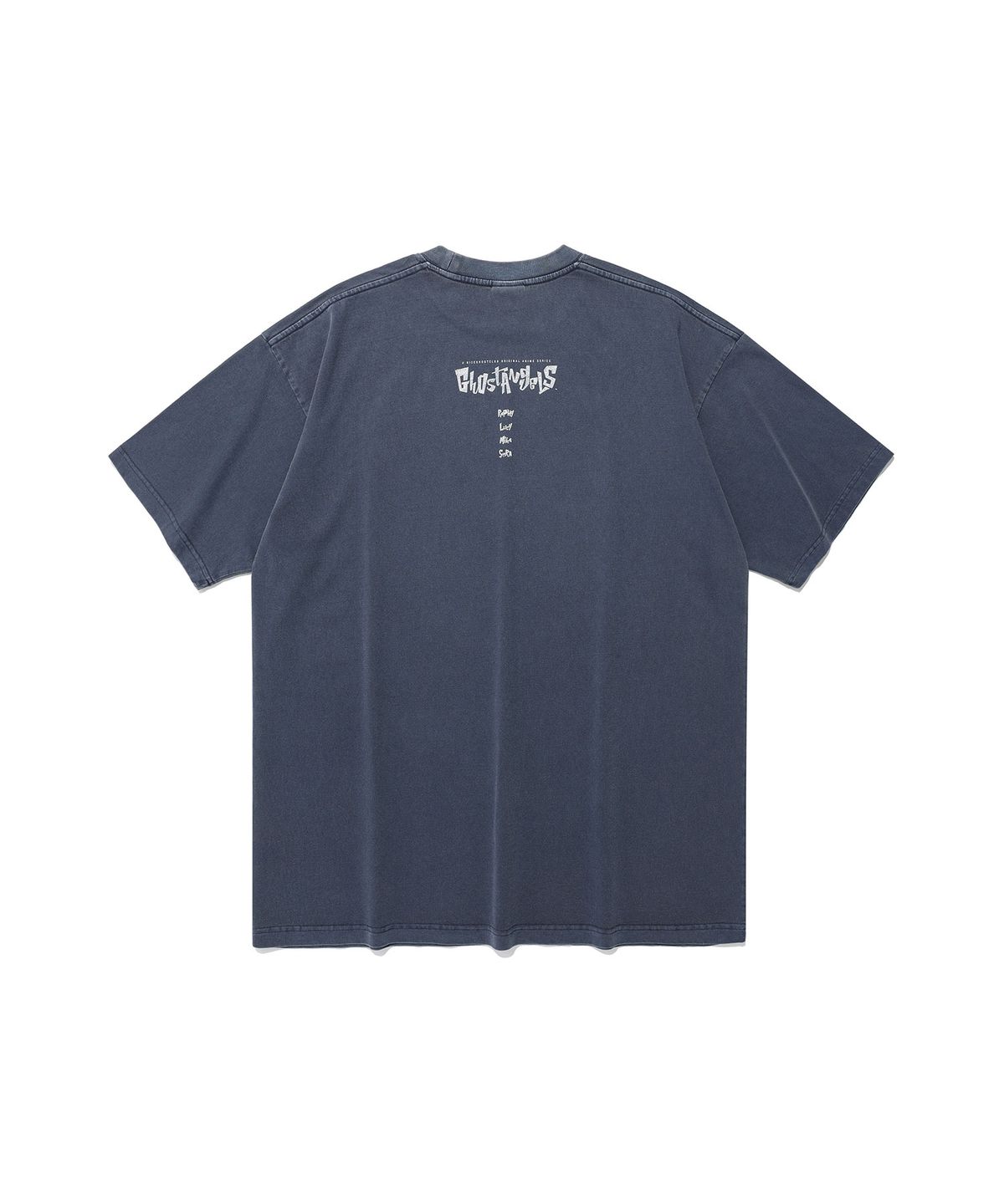 나이스고스트클럽(NICEGHOSTCLUB) GHOST ANGELS SCENE PIGMENT BIGBIG TEE_NAVY(NG2FMFT592A)
