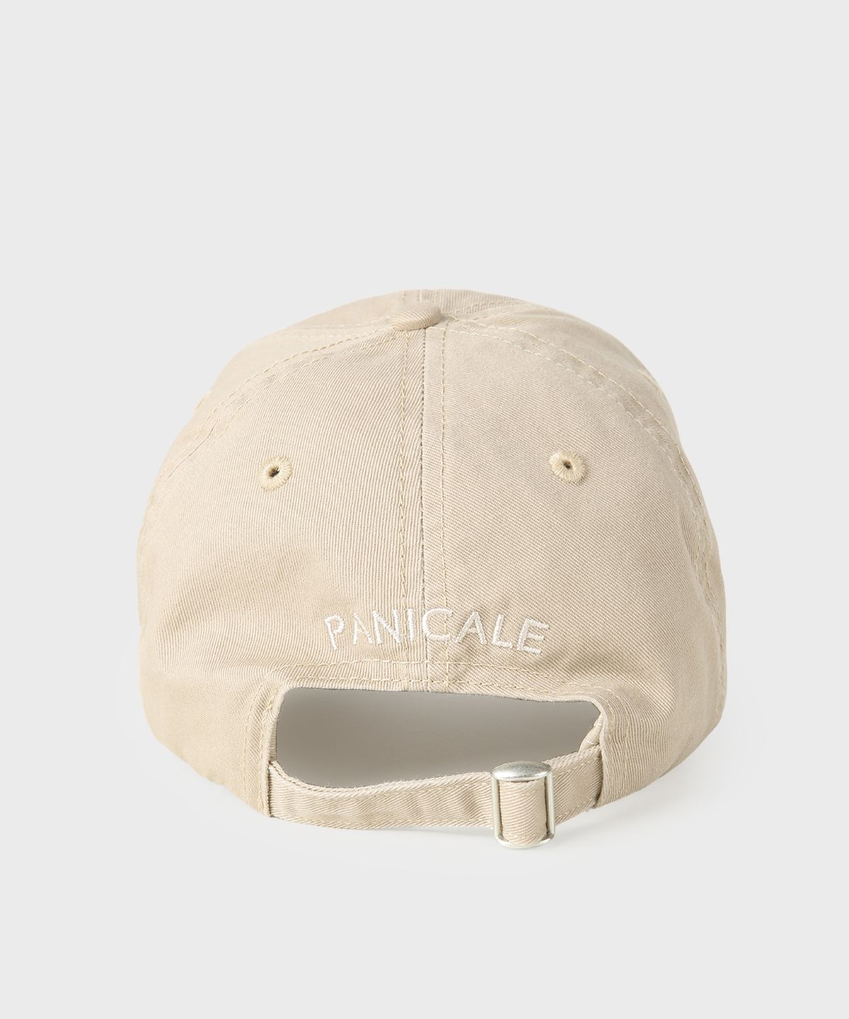 빠니깔레(PANICALE) 베이지 P로고 코튼 볼캡