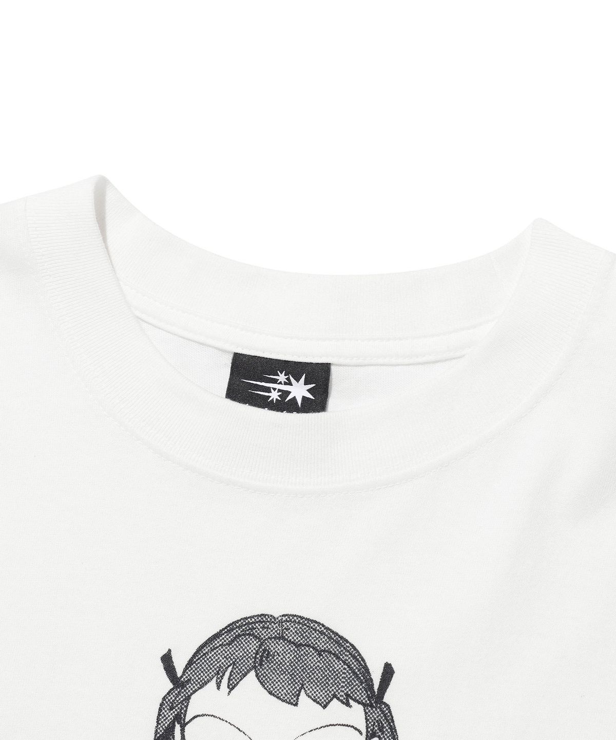 나이스고스트클럽(NICEGHOSTCLUB) GHOST ANGELS LACE HEM LINE BIG BIG TEE_WHITE(NG2EFUT502A)