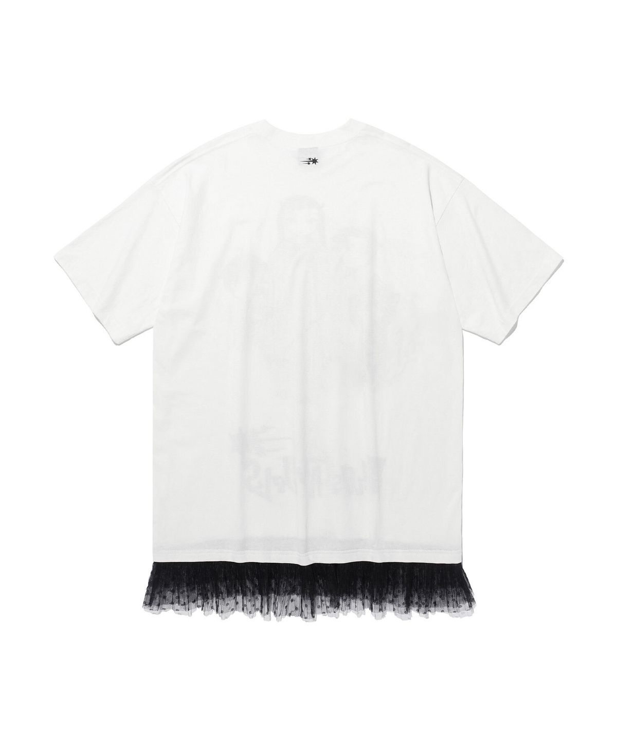 나이스고스트클럽(NICEGHOSTCLUB) GHOST ANGELS LACE HEM LINE BIG BIG TEE_WHITE(NG2EFUT502A)