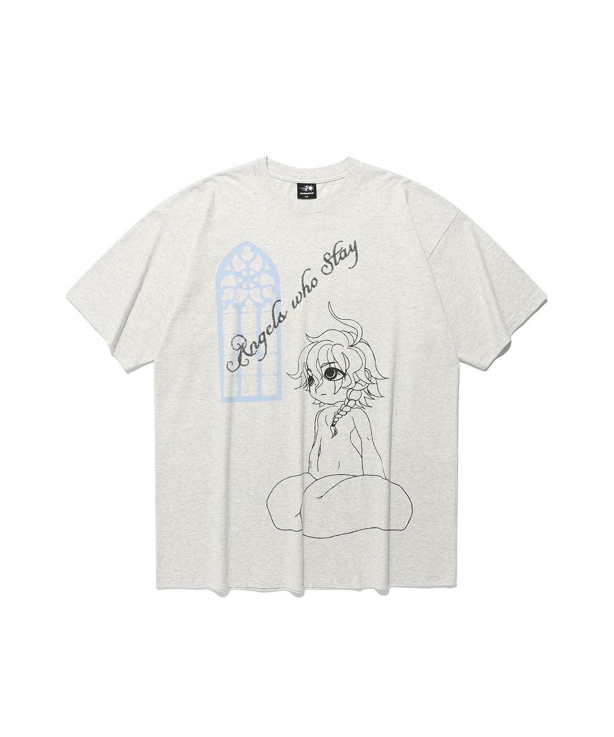 나이스고스트클럽(NICEGHOSTCLUB) NICEGHOSTCLUB STAYING ANGELS BIG BIG TEE_OATMEAL(NG2GMUT546F)