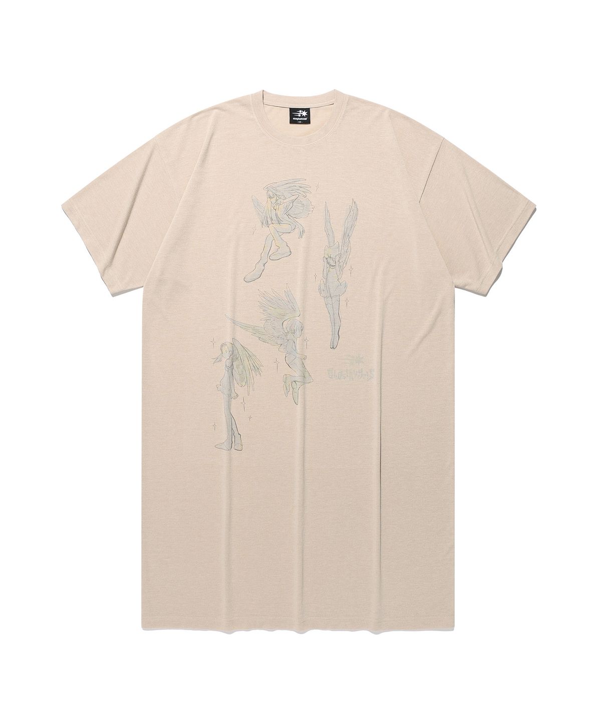 나이스고스트클럽(NICEGHOSTCLUB) GHOST ANGELS BIG BIG DRESS_BEIGE(NG2GMUT503C)