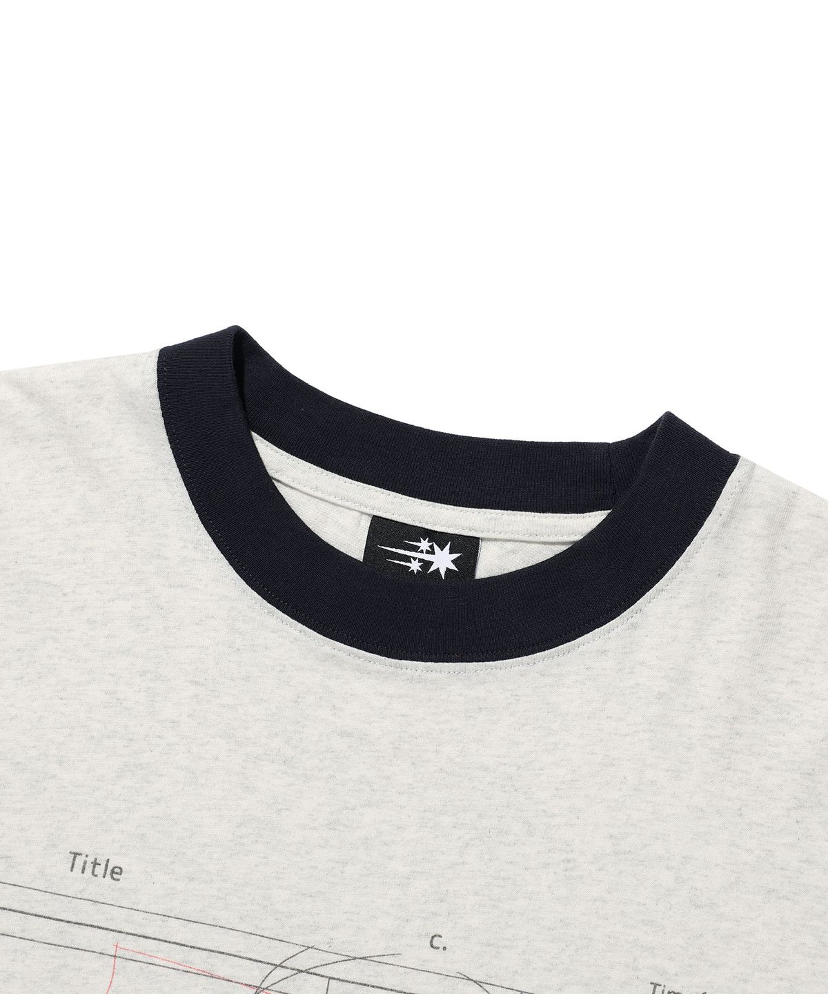 나이스고스트클럽(NICEGHOSTCLUB) GHOST ANGELS BIG BIG TEE_LIGHT GREY(NG2GMUT502C)