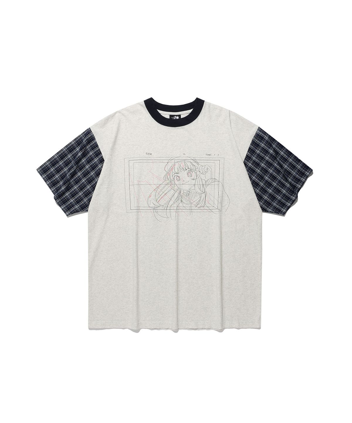 나이스고스트클럽(NICEGHOSTCLUB) GHOST ANGELS BIG BIG TEE_LIGHT GREY(NG2GMUT502C)