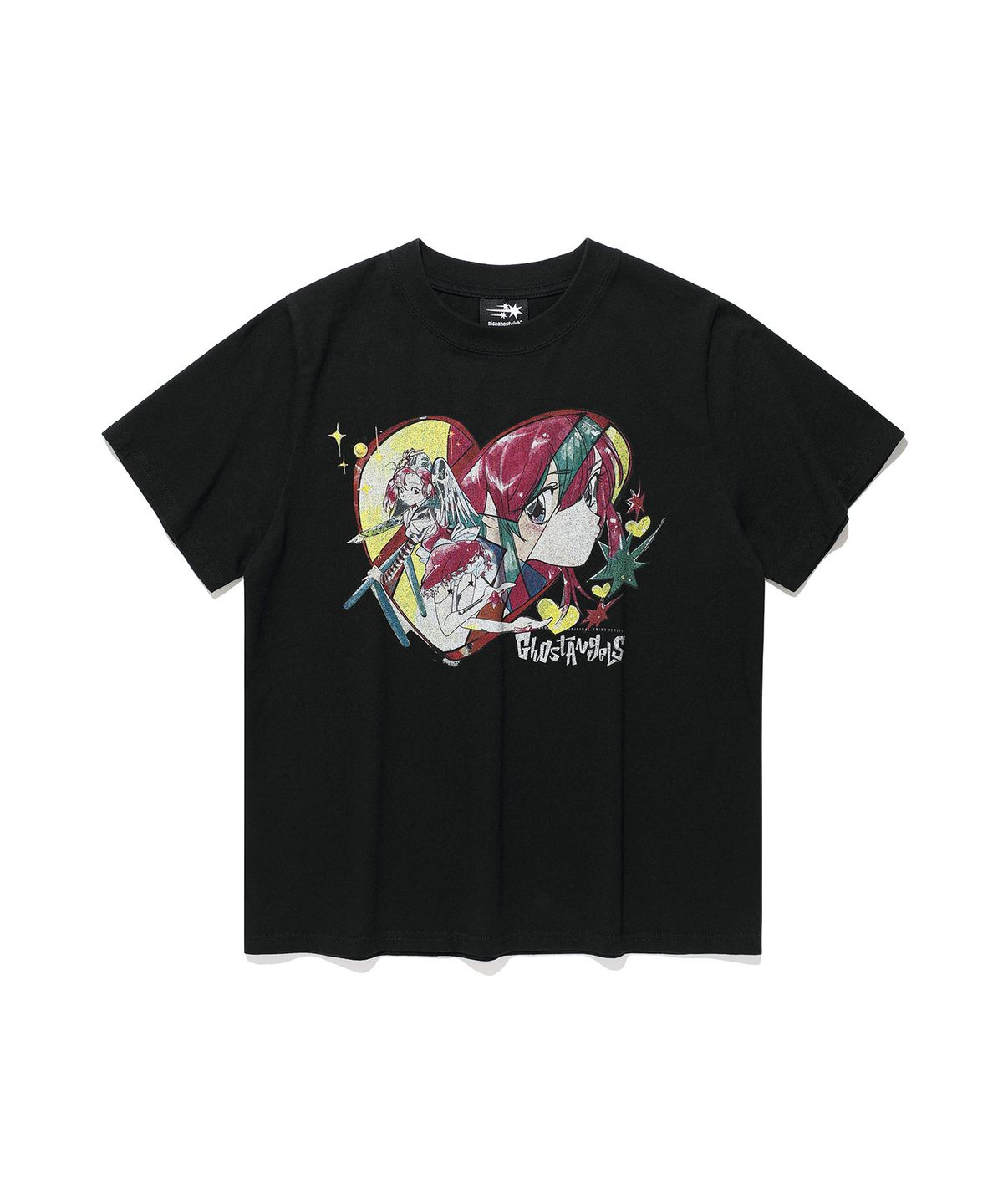 나이스고스트클럽(NICEGHOSTCLUB) GHOST ANGELS TEE_BLACK(NG2GMFT504C)