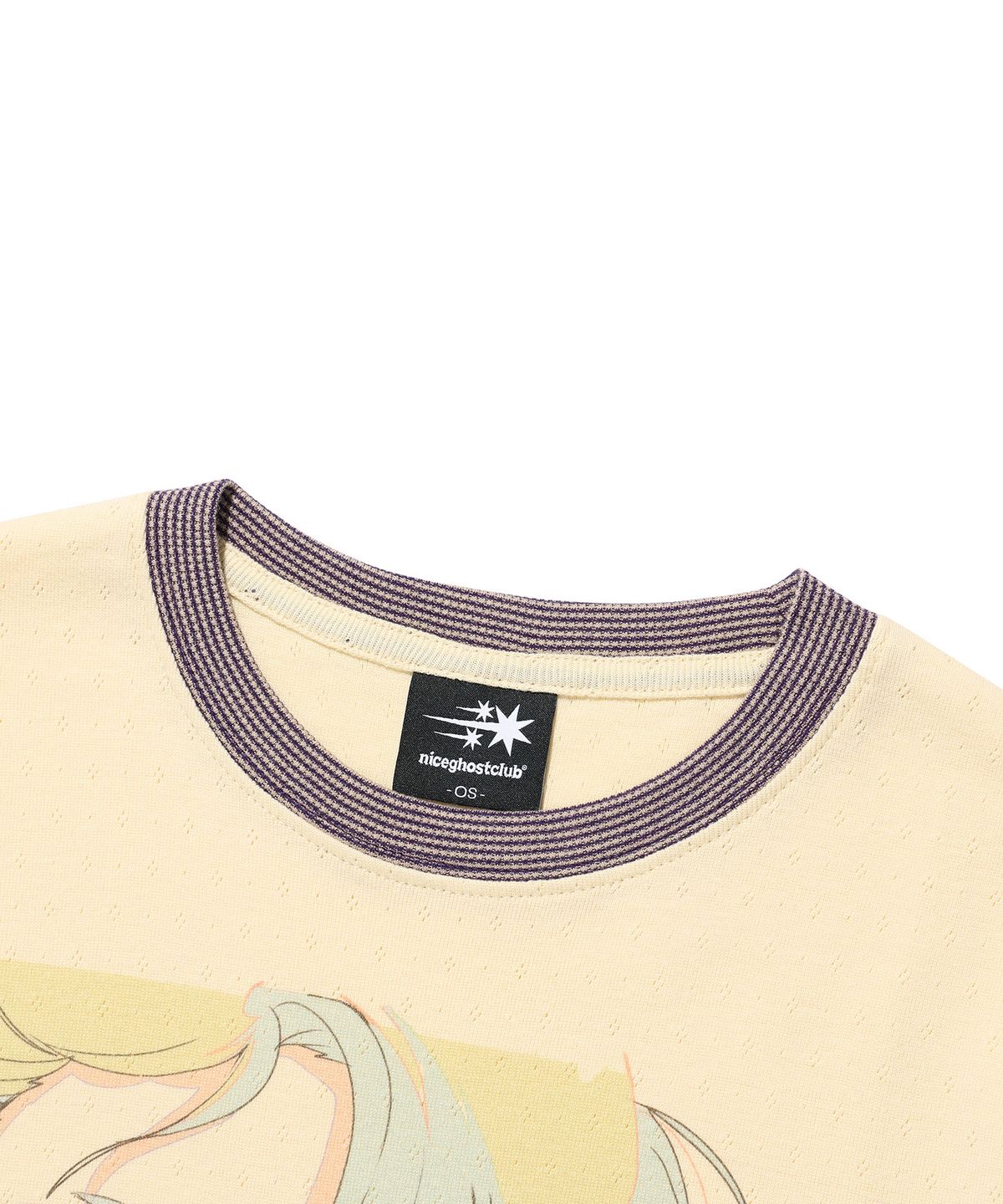 나이스고스트클럽(NICEGHOSTCLUB) GHOST ANGELS MIKA TEE_YELLOW(NG2GMFT501C)