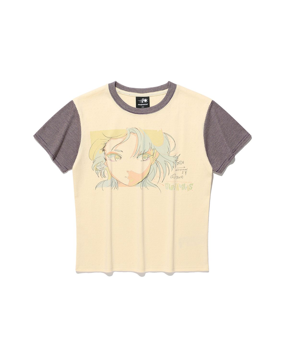 나이스고스트클럽(NICEGHOSTCLUB) GHOST ANGELS MIKA TEE_YELLOW(NG2GMFT501C)