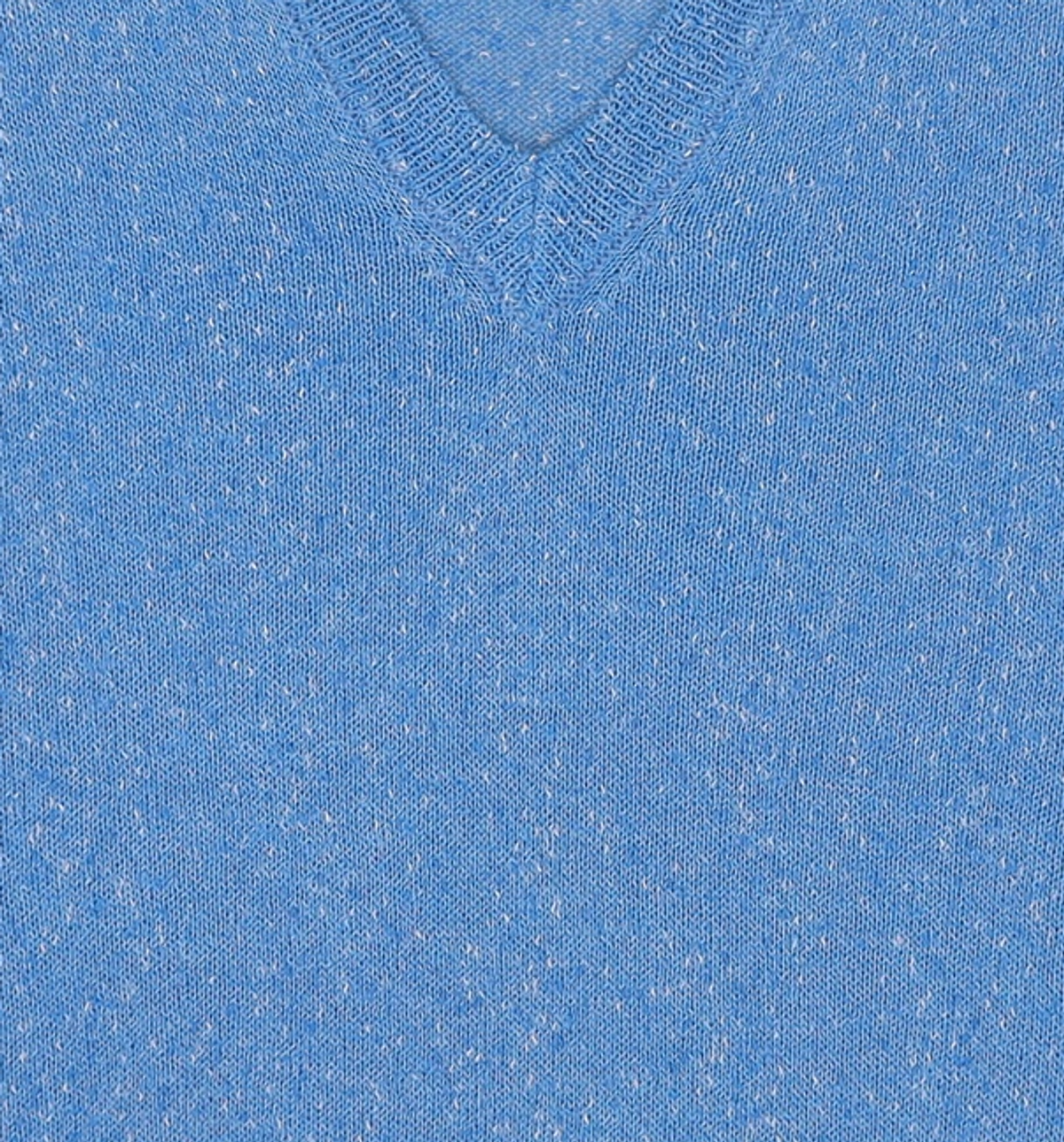 어몽(AMONG) A MELANGE KNIT TOP_BLUE S