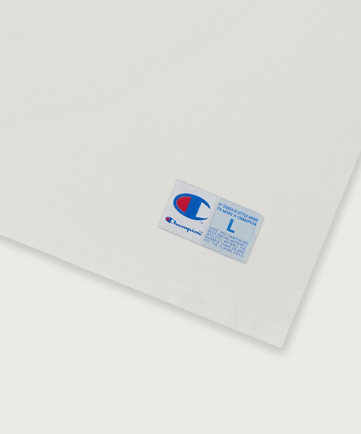 챔피온(CHAMPION) 조그택 반팔 티셔츠 White