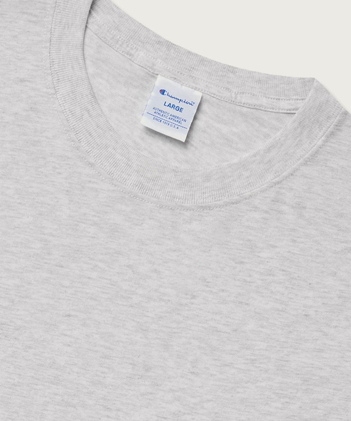 챔피온(CHAMPION) 조그택 반팔 티셔츠 Light Grey