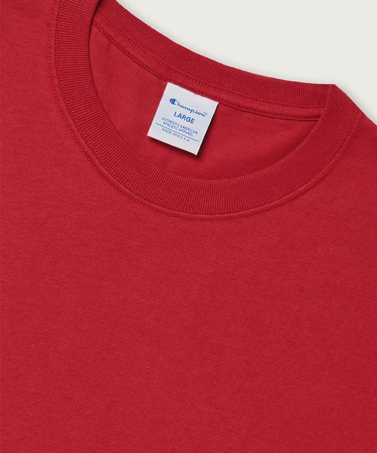 챔피온(CHAMPION) 조그택 반팔 티셔츠 Red
