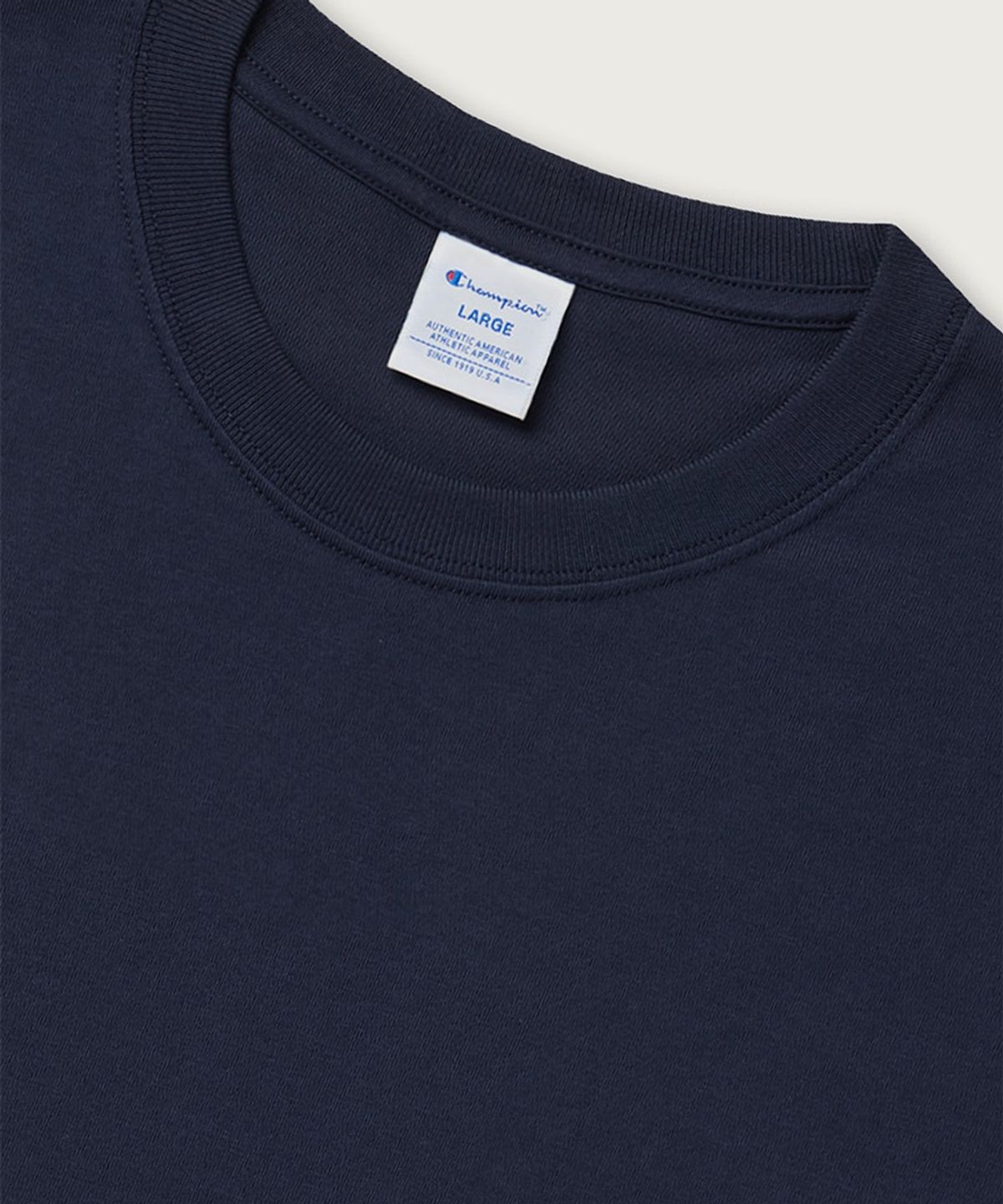 챔피온(CHAMPION) 조그택 반팔 티셔츠 Navy