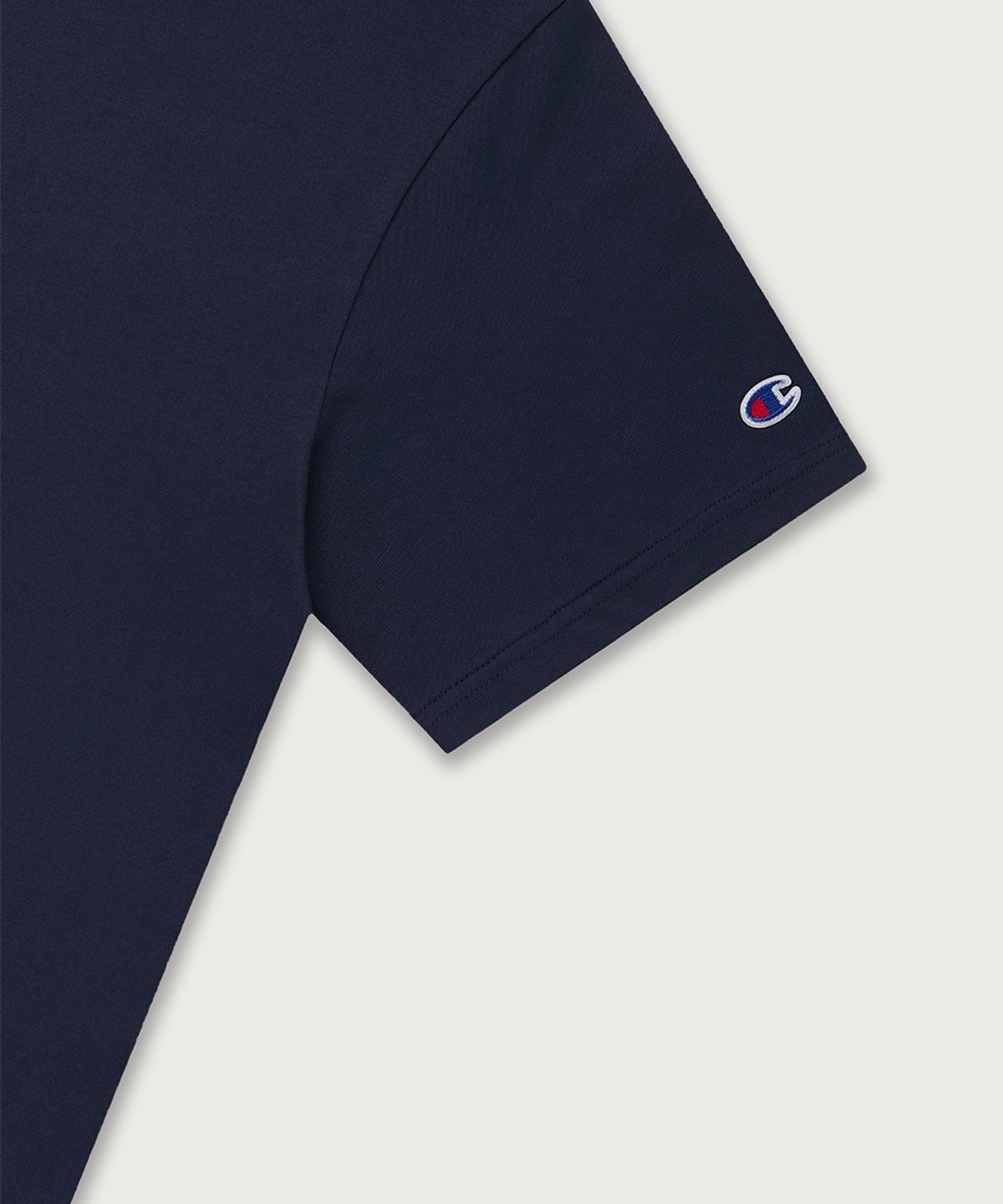 챔피온(CHAMPION) 조그택 반팔 티셔츠 Navy