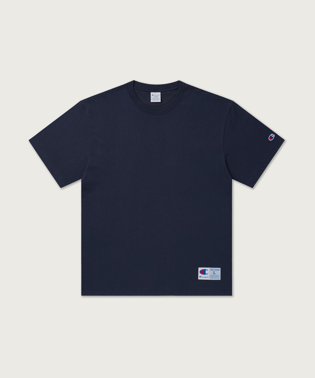 챔피온(CHAMPION) 조그택 반팔 티셔츠 Navy