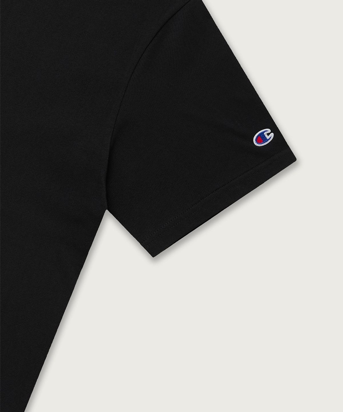 챔피온(CHAMPION) 조그택 반팔 티셔츠 Black