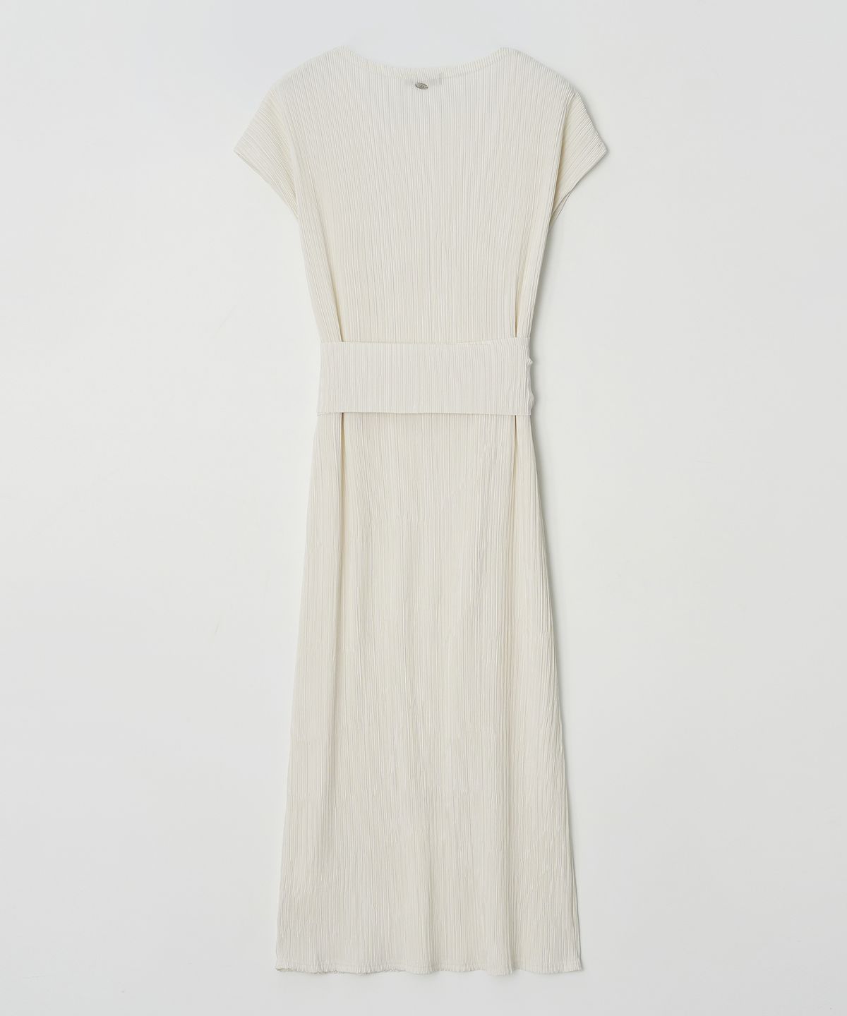 머지앤밍글(MERGE&MINGLE) Summer Iconic Pleats Maxi Belted Dress (Ivory)