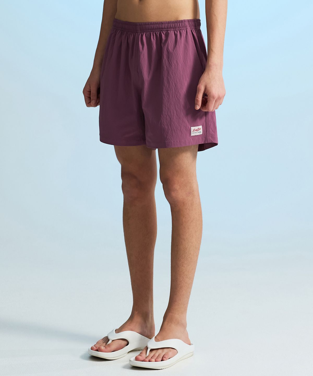 레이지비(LAZYBEE) 컴포트 프로 올데이 반바지 W 스트레치 쇼츠 퍼플