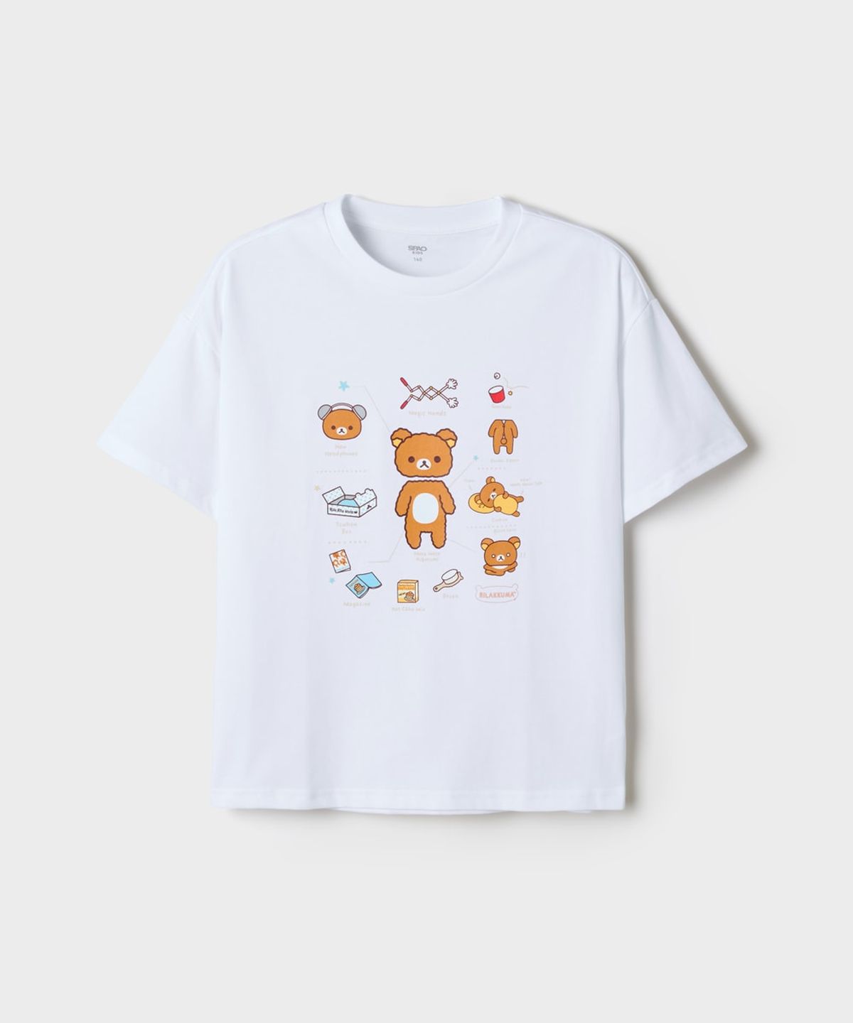스파오 키즈(SPAO KIDS) [키즈] (리락쿠마) 반팔 티셔츠 (RE)(Mix)_SPRLG37KU6