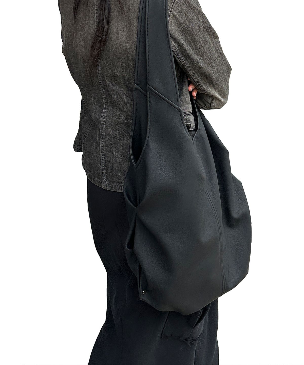 에크라(ECHRA) lowen tote bag [matte black]