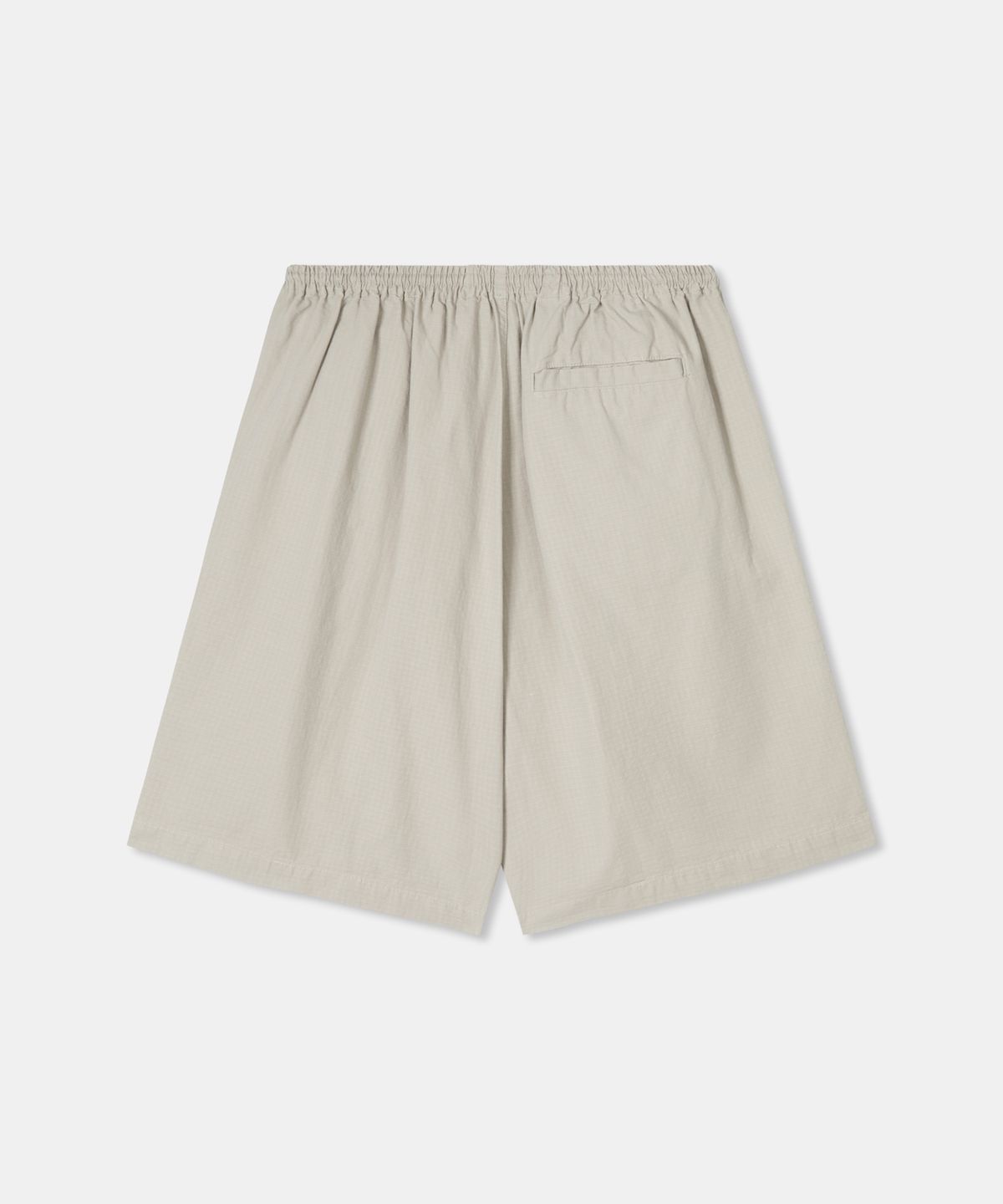 디앤드퀘스천(THEENDQUESTION) Ripstop pigment half pants / BEIGE