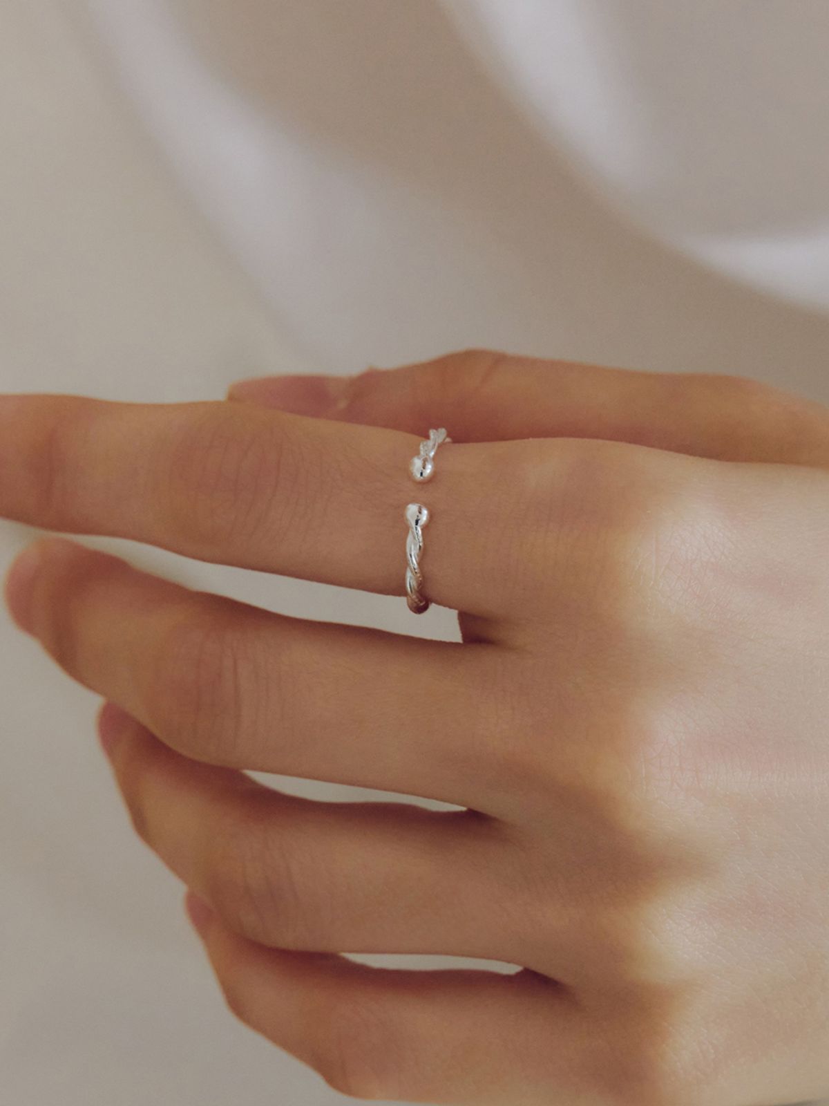 이너프(ENUFF) (silver 925) Twist ring