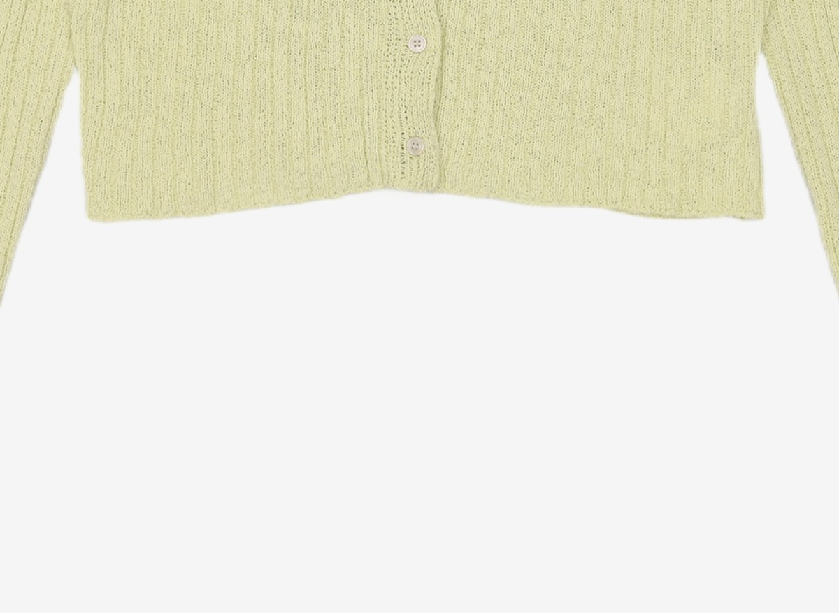 미쏘(MIXXO) [리오더]부클 골지 가디건_CKC611T RE MIWCKC81QT S