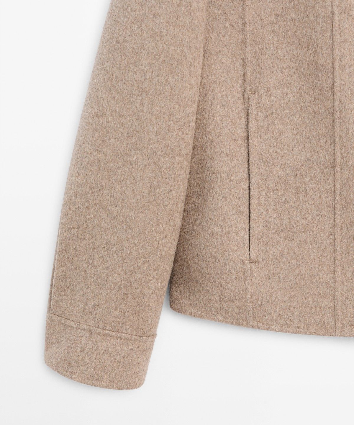 마시모두띠(MASSIMO DUTTI) 울 블렌드 쇼트 재킷