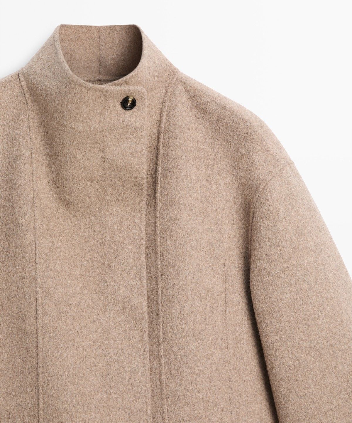 마시모두띠(MASSIMO DUTTI) 울 블렌드 쇼트 재킷
