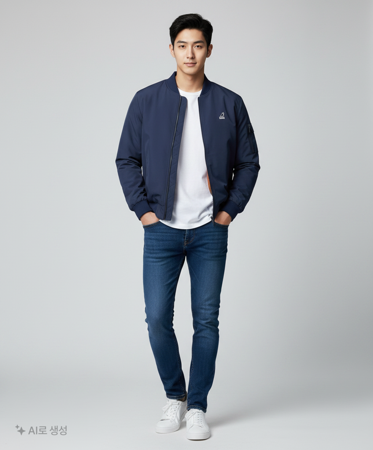 캉골(KANGOL) 항공 점퍼/블루종/MA-1 M