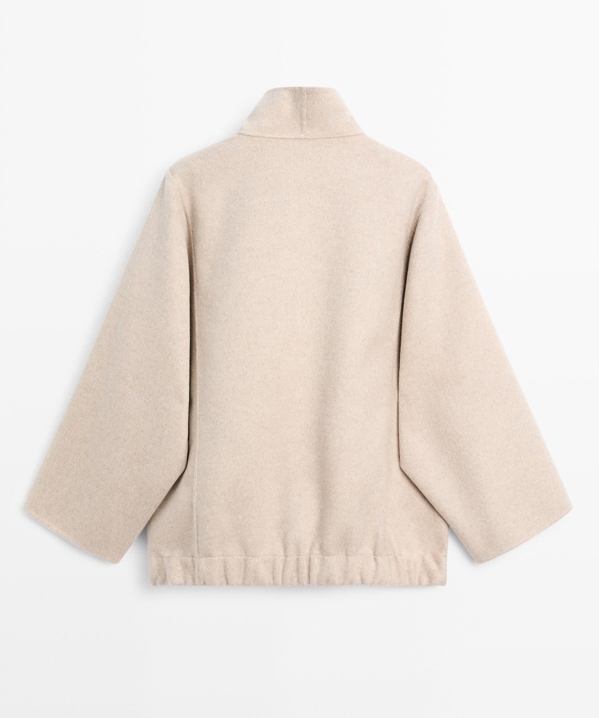 마시모두띠(MASSIMO DUTTI) 울 블렌드 봄버 재킷