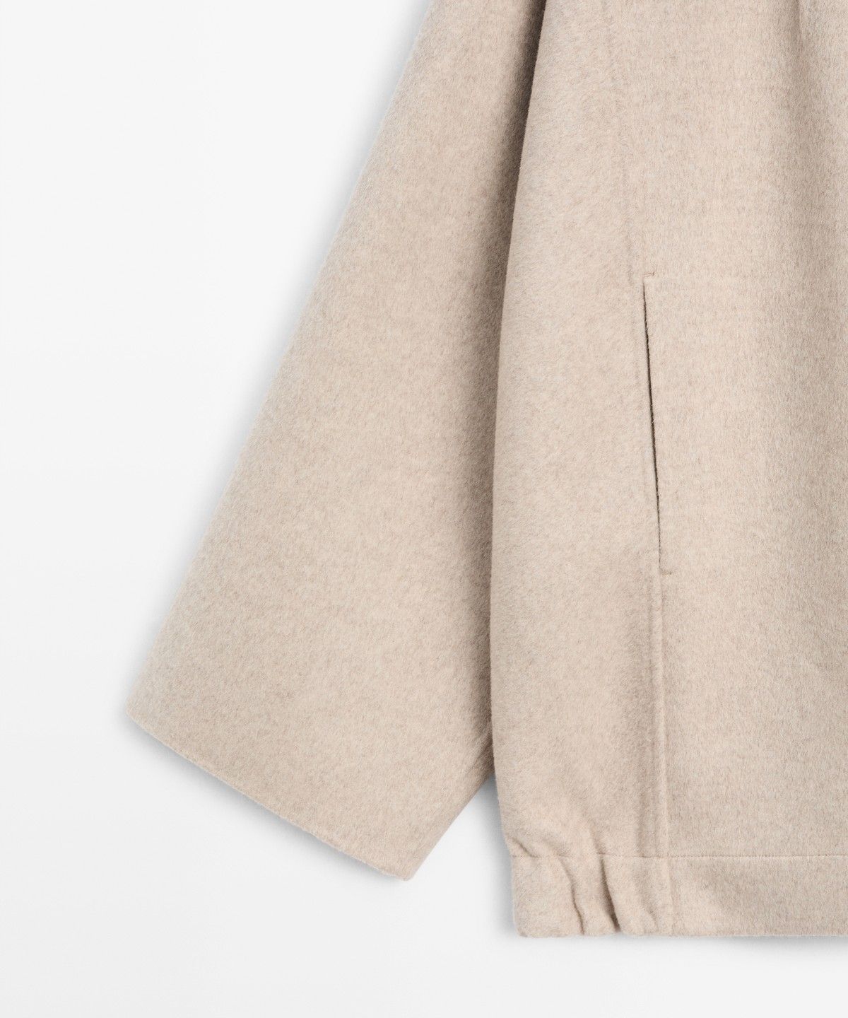 마시모두띠(MASSIMO DUTTI) 울 블렌드 봄버 재킷