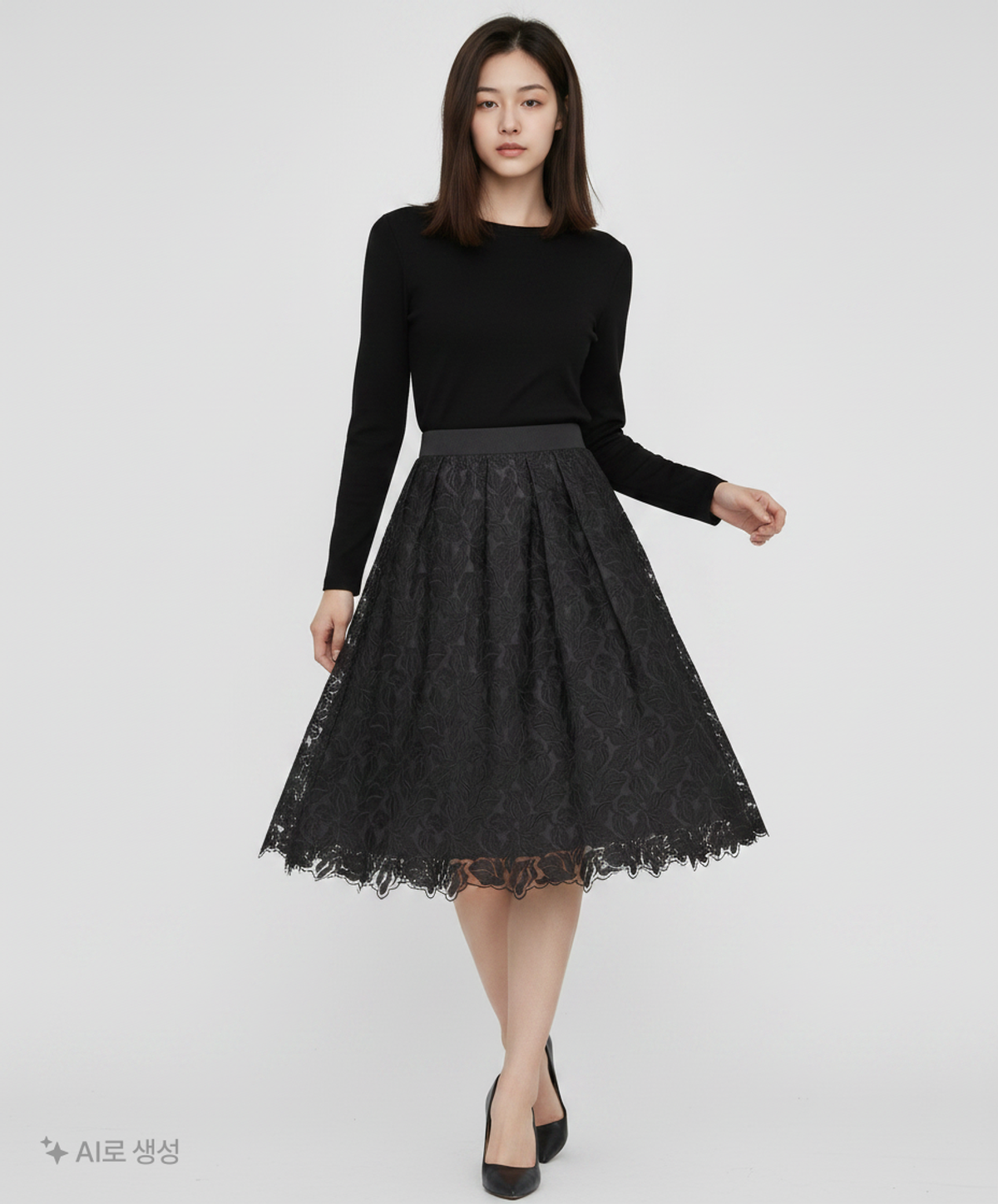 랑방(LANVIN) 롱스커트 36