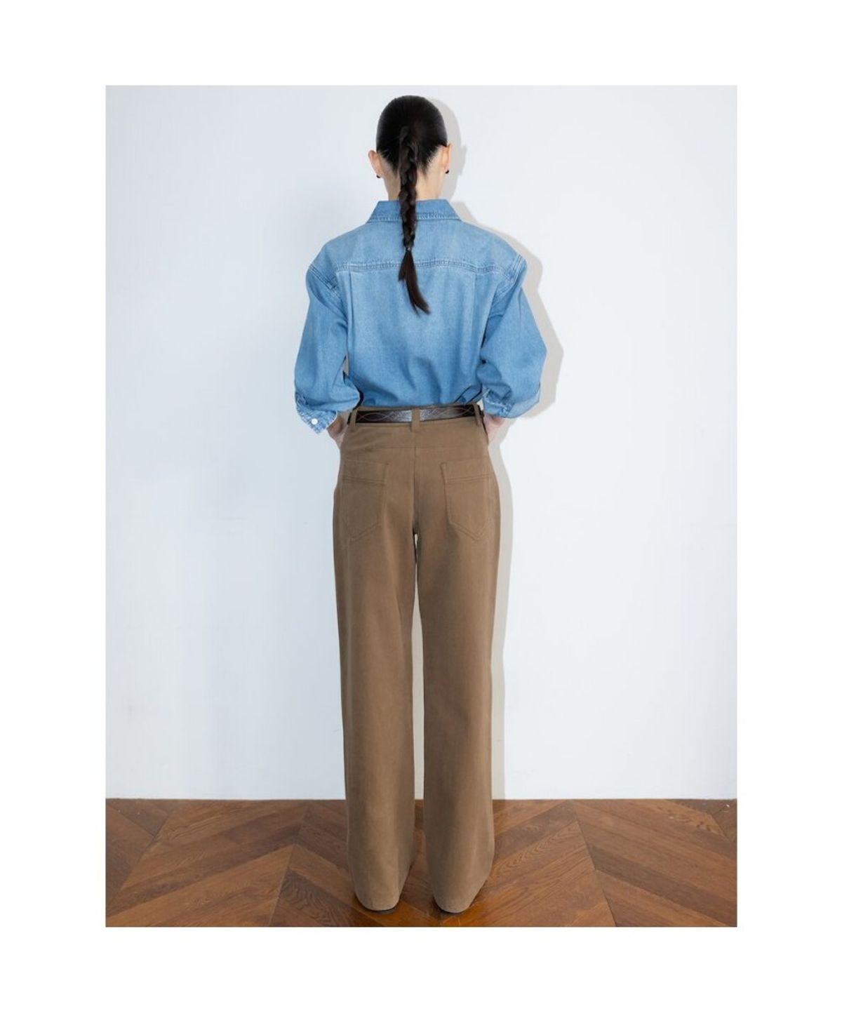 디애퍼처(THE APERTURE) Aperture 90S Denim Shirt  Blue (TA6264A05P)
