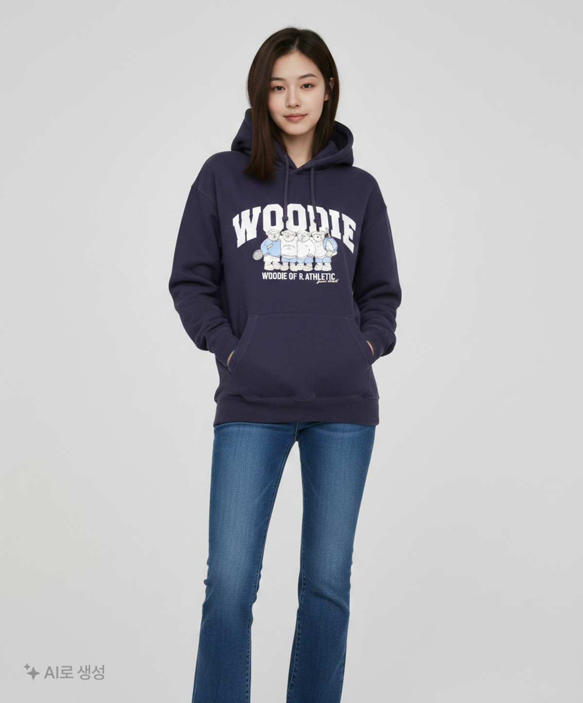 스파오(SPAO) 후드 티셔츠 L