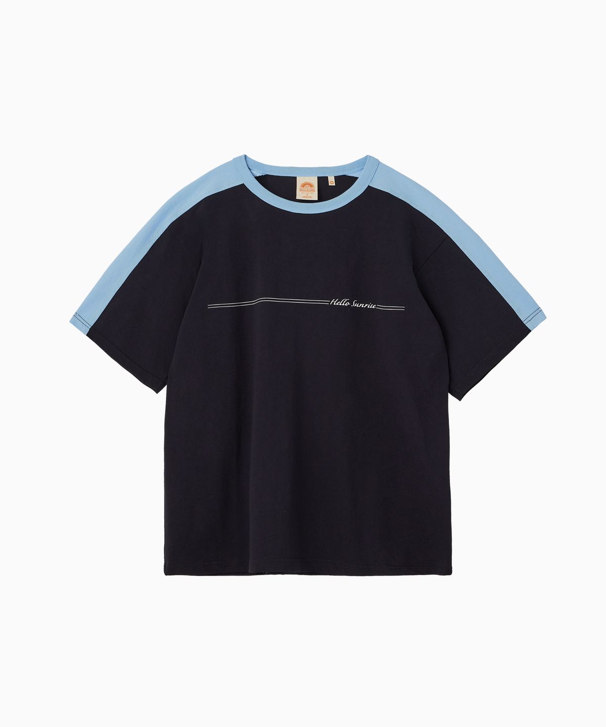 헬로 선라이즈(HELLO SUNRISE) HS Longboard Tee_Navy